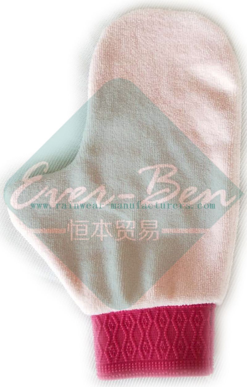 microfiber face washcloth towel glove